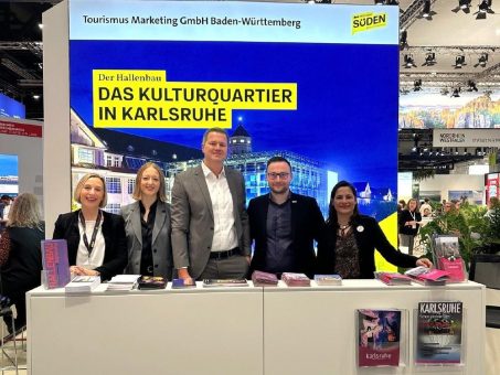 Kultur hoch vier im Kulturquartier: Karlsruhe präsentiert sich als lebhafte Städtereisedestination auf der ITB in Berlin
