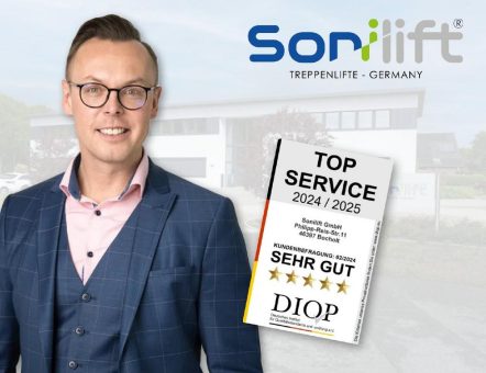 Sonilift GmbH mit „Top Service (DIQP)“ Award ausgezeichnet