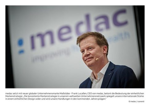 medac setzt mit neuer globaler Unternehmensmarke Maßstäbe