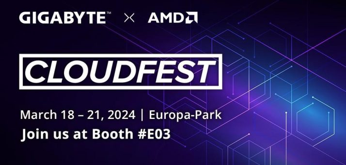 GIGABYTE präsentiert wegweisende AMD-Cloud-Computing-Lösungen auf dem CloudFest 2024