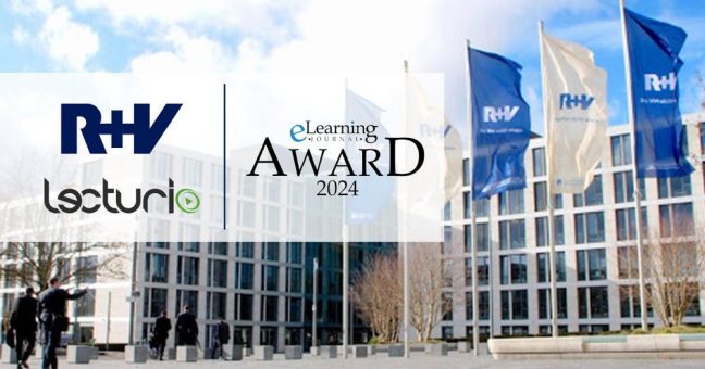 Lecturio und R+V gewinnen den eLearning AWARD 2024 in der Kategorie Digitalisierung