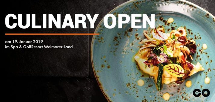 EINLADUNG ZUR CULINARY OPEN am 19. Januar 2019 ins Spa & GolfResort Weimarer Land