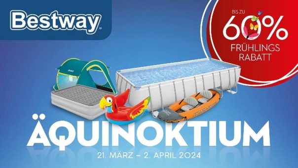 Bestway® läutet den Frühling mit einem spektakulären Äquinoktiums-Sale ein