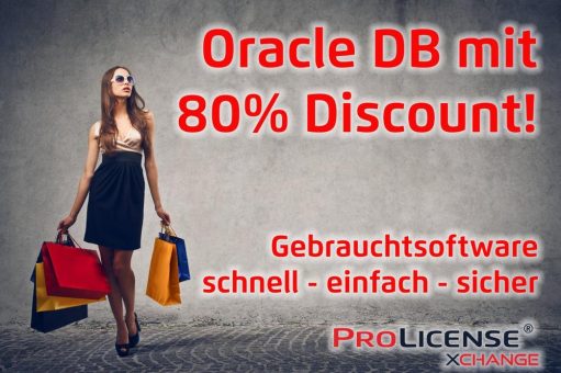 Oracle DB mit 80% Discount kaufen