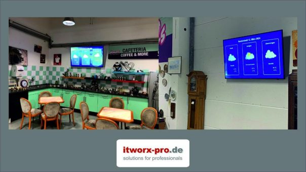 itworx-pro GmbH stattet Gebrauchtwarenhaus in Norderstedt mit innovativer Digital Signage Lösung aus