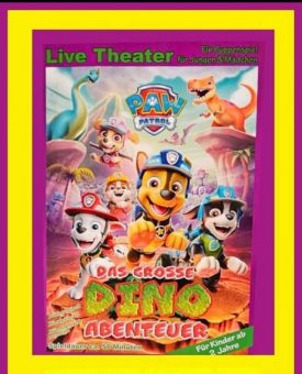 Die Paw Patrol und das große Dino-Abenteuer – Puppentheater am 05. April 2024 um 16 Uhr in der Wandelhalle Bad Harzburg