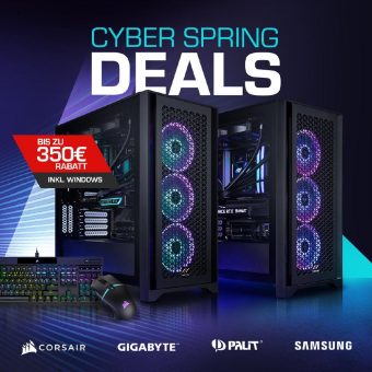 Cyber Spring Deals bei MIFCOM: Günstige Gaming-PCs fürs Osternest