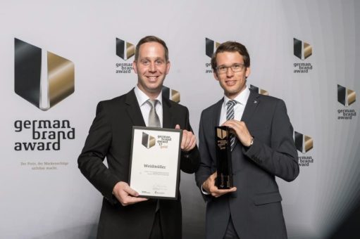 Weidmüller mit dem German Brand Award in Gold ausgezeichnet