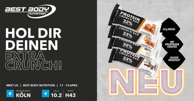 Mit dem Protein Crunch Bar ohne schlechtes Gewissen naschen