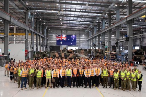 Australischer Premierminister Anthony Albanese besucht Rheinmetall-Standort in Redbank, Australien