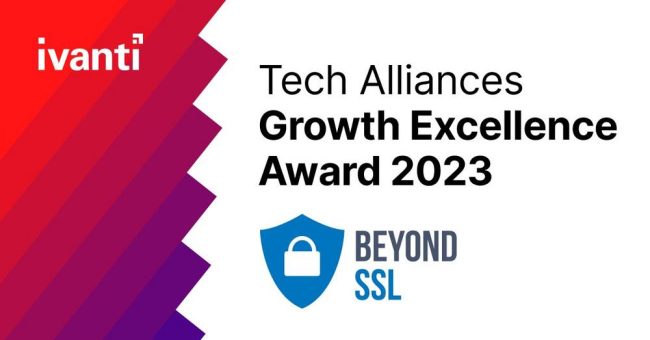Ivanti zeichnet beyond SSL mit dem Technology Alliance Growth Excellence Award 2023 aus