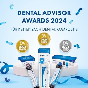 Komposit-Materialien Visalys® von Kettenbach Dental erhalten internationale Auszeichnung
