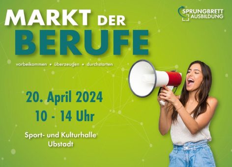 Wir sind dabei: Markt der Berufe am 20. April 2024