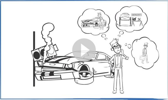 Neues Video der uniVersa: Kfz-Schadenservice einfach erklärt