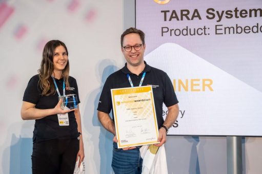 Die GUI-Lösung Embedded Wizard gewinnt den ersten Platz in der Kategorie Tools beim Embedded Award 2024
