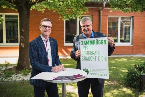 Für eine starke Demokratie: wbg Nürnberg unterstützt „Zammrüggn“