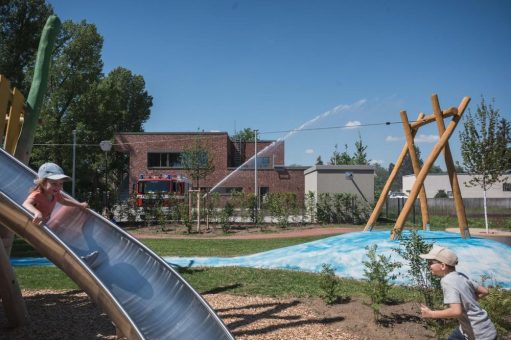 Neuer Spielplatz am Georg-Ziegler-Weg in Nürnberg/Buch eröffnet