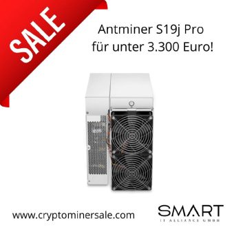 Sonderangebot: Antminer S19j Pro für unter 3300 Euro!