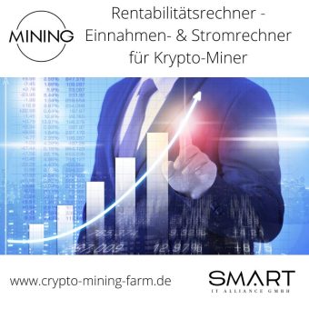 Rentabilitätsrechner – Einnahmen- & Stromrechner für Krypto-Miner
