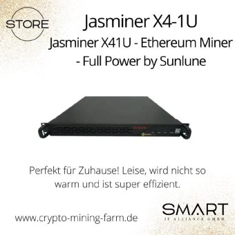 Jasminer X41U – ETH & ETC Miner – Sparsamer Miner für Zuhause