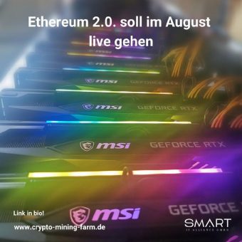 Ethereum 2.0. soll im August live gehen – Ethereum The Merge in greifbarer Nähe