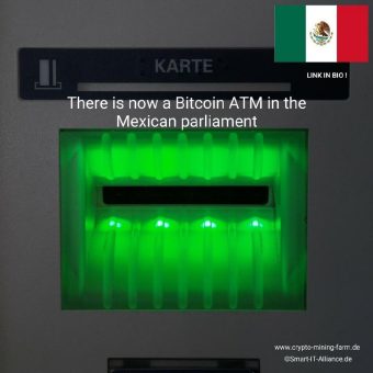 Im mexikanischen Parlament steht jetzt ein Bitcoin-Automat