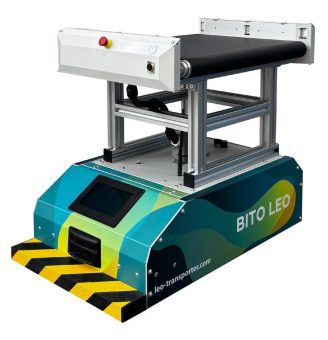 Fahrerlose Transportsysteme von BITO-Lagertechnik: LEO flow mit neuem Gurtförderer in neuen Varianten