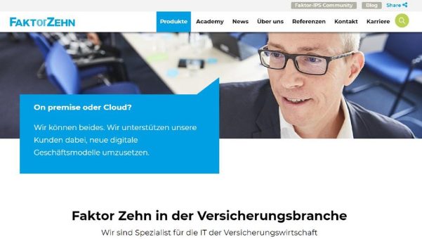 Modern, übersichtlich, informativ: Faktor Zehn präsentiert Homepage in neuem Design