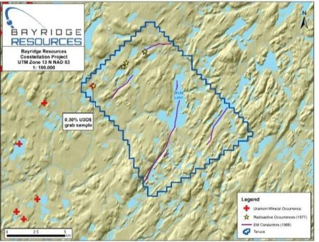 Bayridge Resources beantragt Level-1-Explorationskonzession für das Projekt Constellation