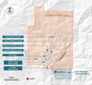 Collective Mining setzt ein sechstes Bohrgerät ein und beginnt mit einer geophysikalischen VTEM/ZTEM-Untersuchung auf dem Projekt Guayabales