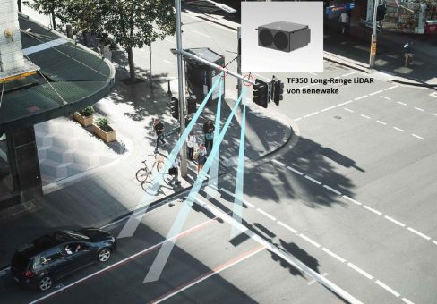 Entfernungsmessung, Kollisionsvermeidung oder UAV – der long-range LiDAR Sensor TF350
