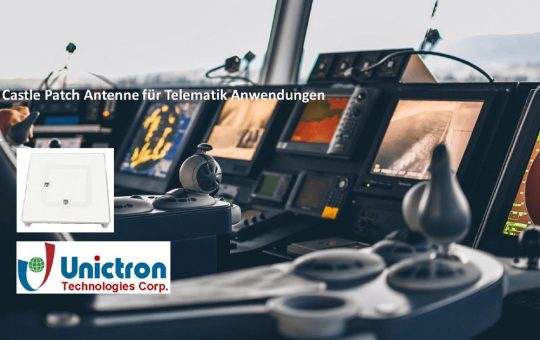 Ideal für Telematik: Neue Castle Patch Antenne PB50DMX vo Unictron