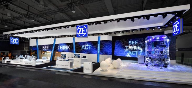 ZF auf der IAA mit dem Motto: SEE. THINK. ACT.