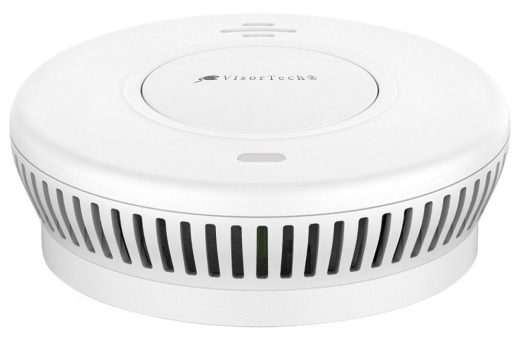 VisorTech WLAN-Rauchwarnmelder RWM-220.app mit integrierter 10-Jahres-Batterie, 85 dB, App