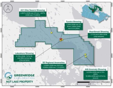 Greenridge Exploration legt aktualisierten technischen Bericht über sein Uranprojekt Nut Lake im Thelon-Becken in Nunavut vor