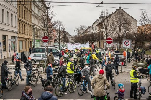 Demonstration für sichere Radwege am Tempelhofer Damm am 14. März um 14 Uhr