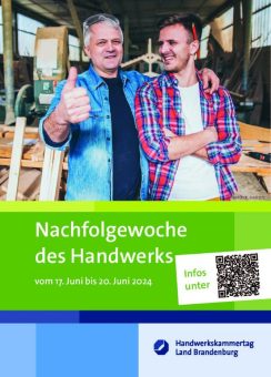 Mut zur Nachfolge: Handwerkskammern setzen mit Veranstaltungswoche einen landesweiten Schwerpunkt