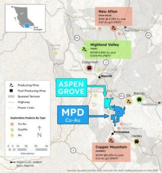 Kodiak erweitert sein Projekt MPD durch den Erwerb der angrenzenden Kupfer-Gold-Konzession Aspen Grove