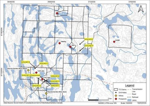 T2 Metals schließt Sommer-/Herbst-Bohrphase bei Sherridon, Manitoba, ab und erwirbt 80%ige Beteiligung am Projekt