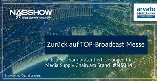 Vidispine-Team präsentiert Lösungen für Media Supply Chain auf der NAB