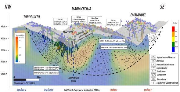 Camino stellt Zusammenfassung von Explorationen bei Kupferporphyrprojekt Maria Cecilia in Peru bereit