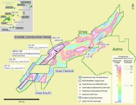 Cosa Resources stößt auf Radioaktivität im Grundgestein auf dem zu 100 % im Besitz befindlichen Ursa-Projekt, Athabasca-Becken, Saskatchewan
