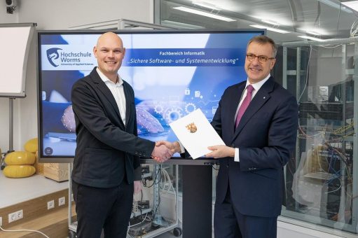 Neue Professur für Sichere Software- und Systementwicklung an der Hochschule Worms