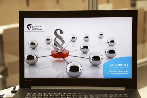 Brandaktuelles Thema lockt Fachpublikum zum 22. Steuertag an die Hochschule Worms
