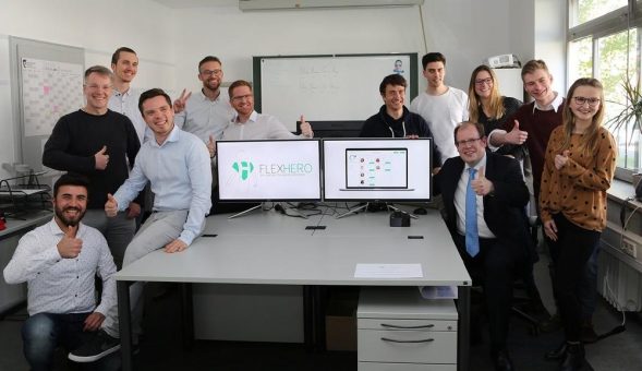 Startup FlexHero bezieht eigenes Büro auf dem Campus