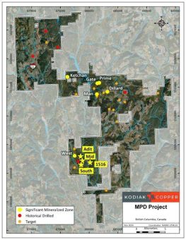 Kodiak bebohrt neue oberflächennahe hochgradige Kupfermineralisierung bei 200-m-Erweiterung von Zone Adit
