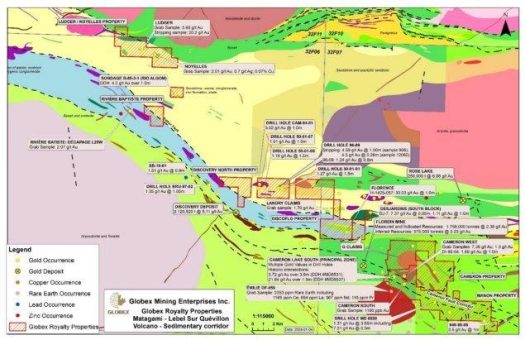 O3 Mining beginnt mit Bohrungen auf Globexs Royalty-Claims Florence und Cameron