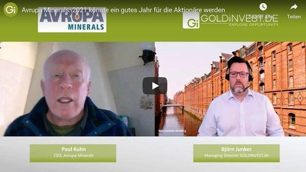 Avrupa Minerals: Das nächste Jahr könnte positiv beginnen