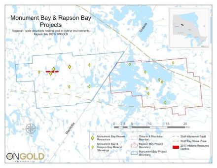 Northern Superior meldet Vereinbarungen von ONGold zum Erwerb der Goldprojekte Monument Bay und Domain in Manitoba