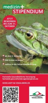 Jetzt für medizin+ bewerben